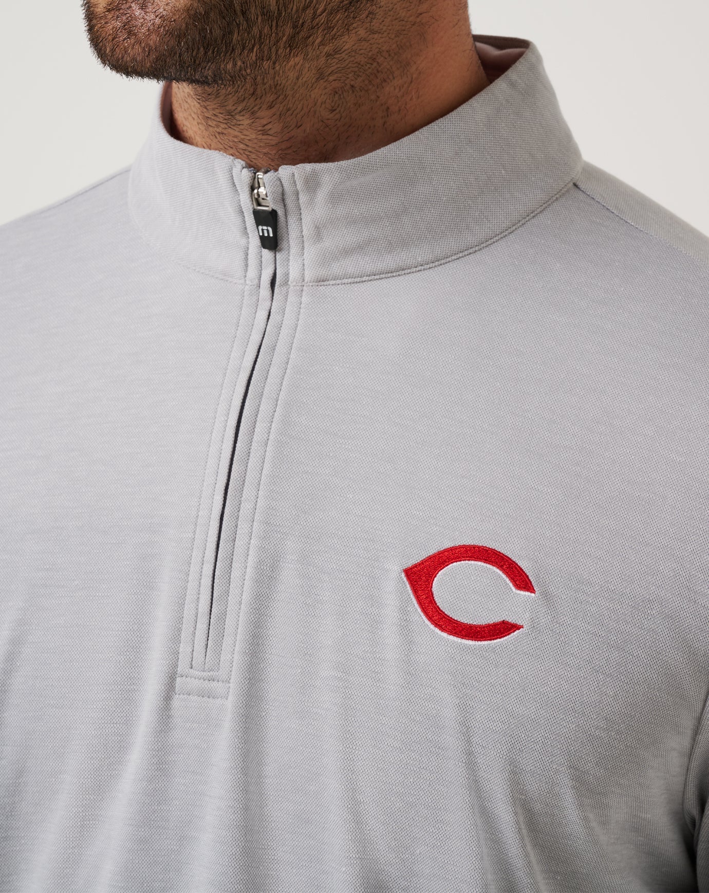 Men|New Cincinatti Reds Time To Tailgate Quarter Zip