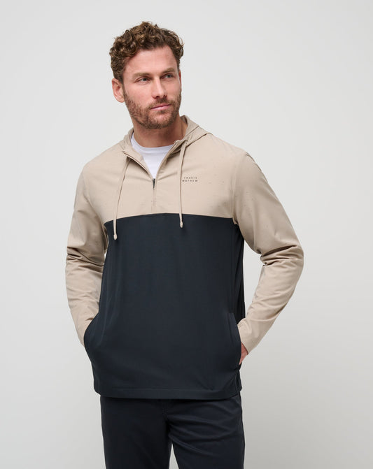 Men Rocky Shore Quarter Zip Hoodie