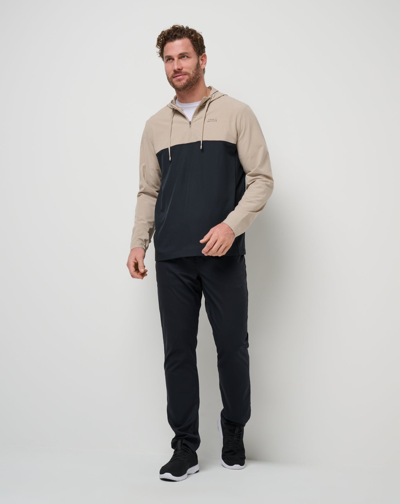 Men Rocky Shore Quarter Zip Hoodie