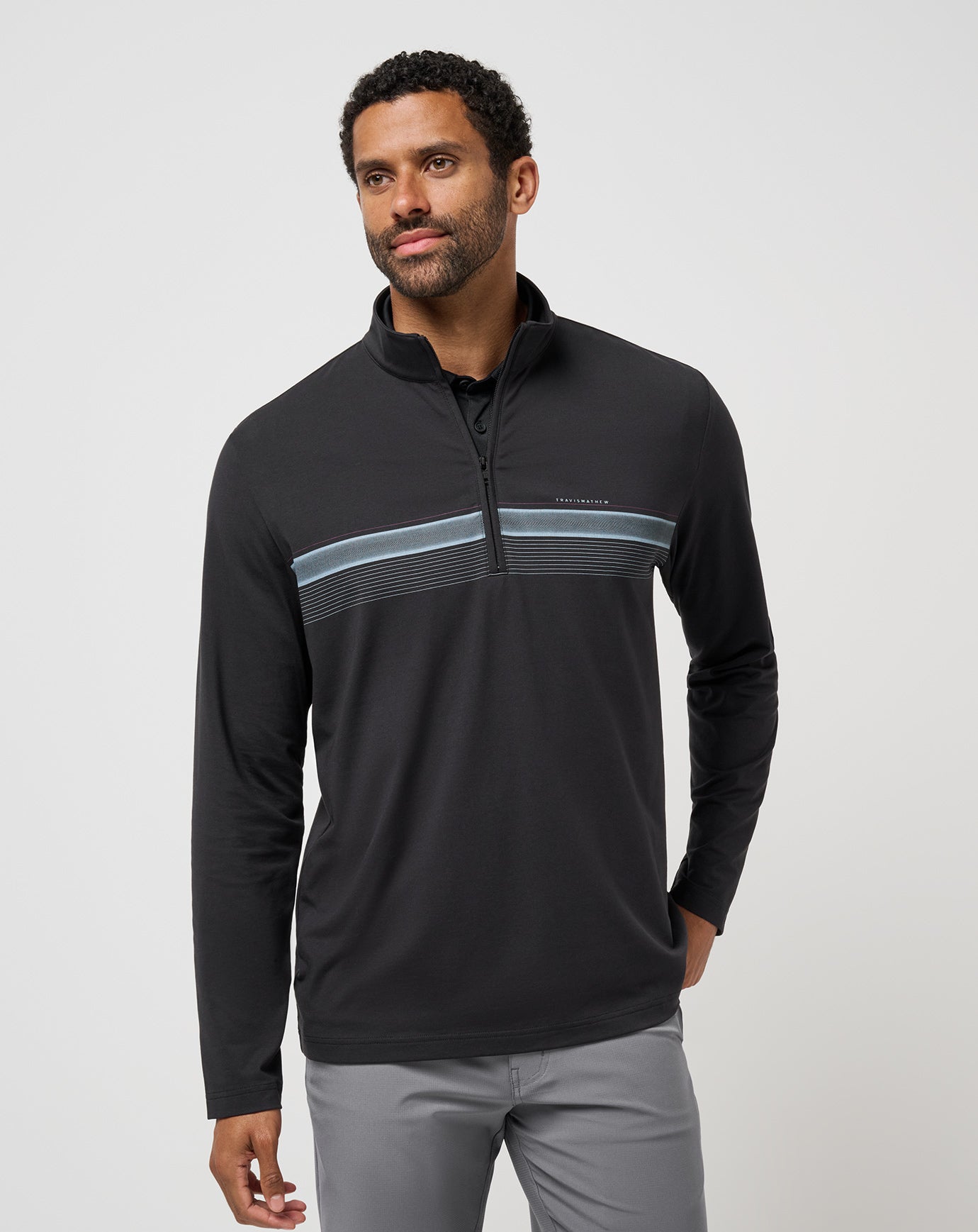 Men|Golf Nautical Adventure Quarter Zip