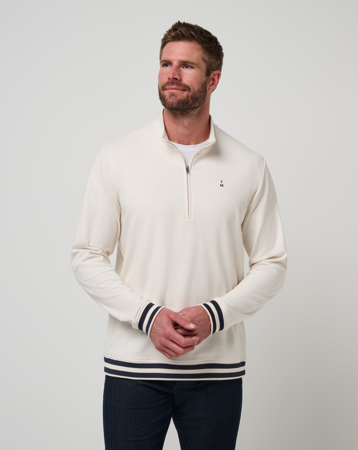 Men Happier Hour Quarter Zip