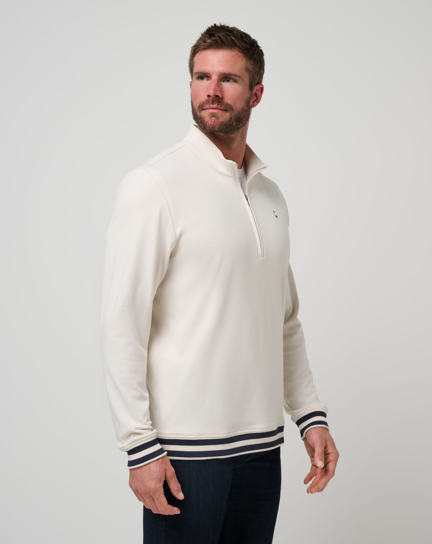 Men Happier Hour Quarter Zip