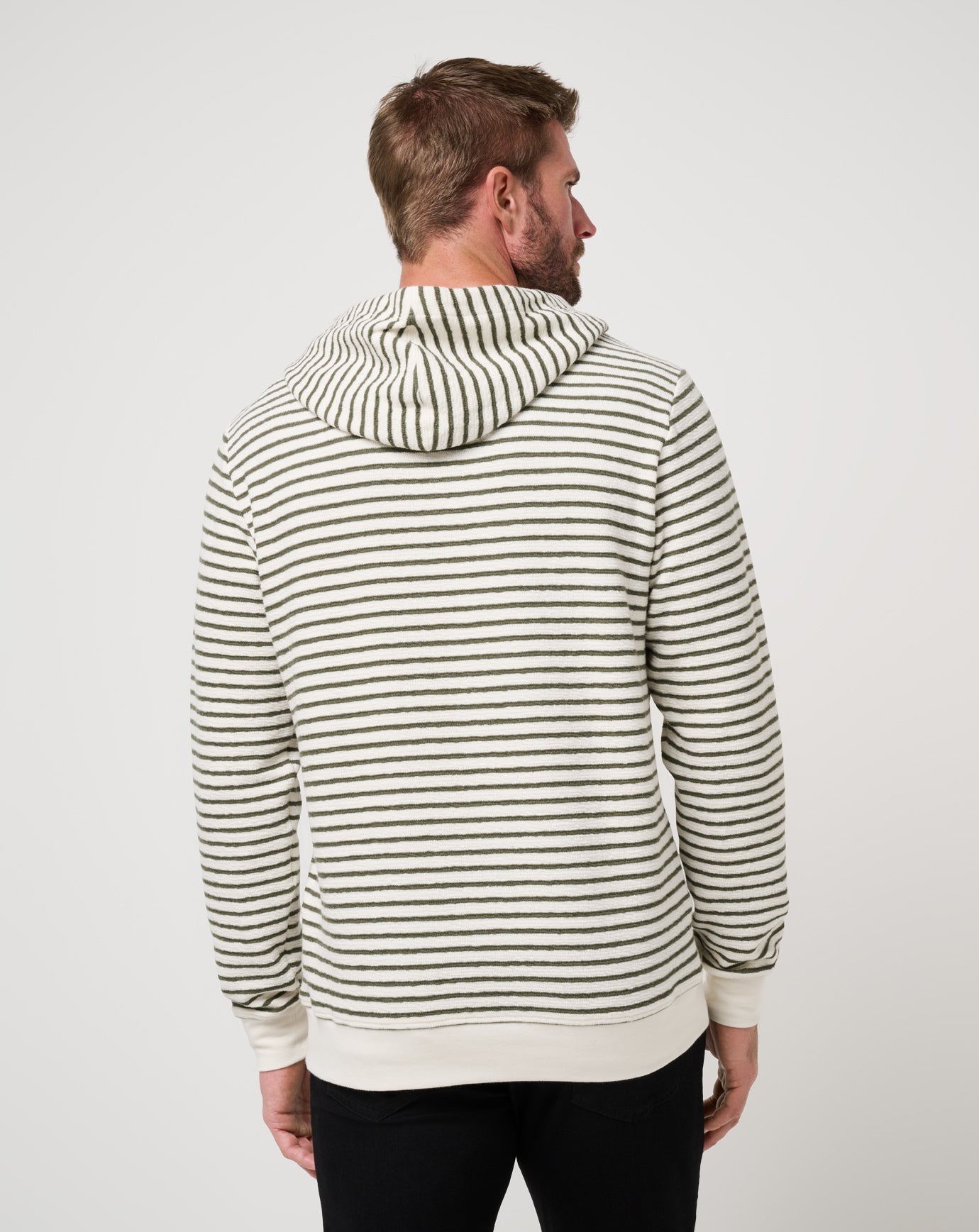 Men Shark Warning Hoodie