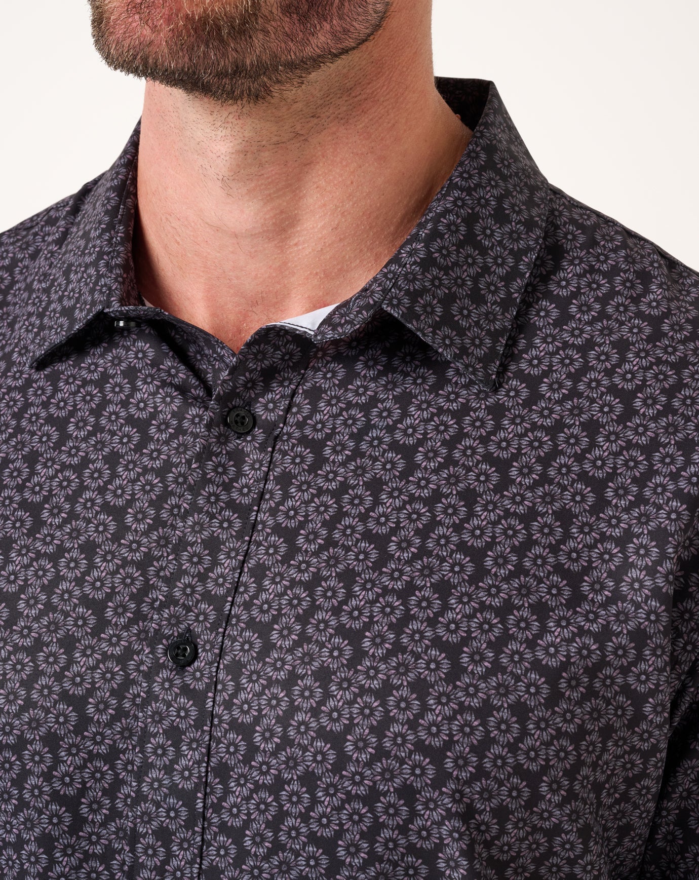 Men Techwoven Sunlight Button-Up