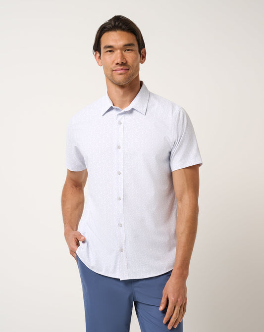 Men Techwoven Sunlight Button-Up