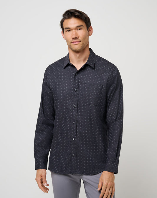Men Techwoven Tidbits Button-Up