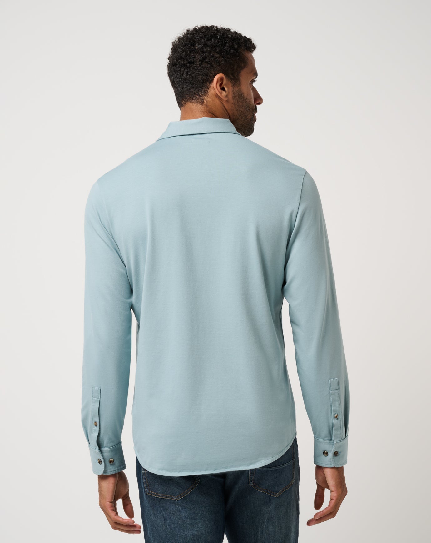 Men Comfortknit TM Social Club Button-Up