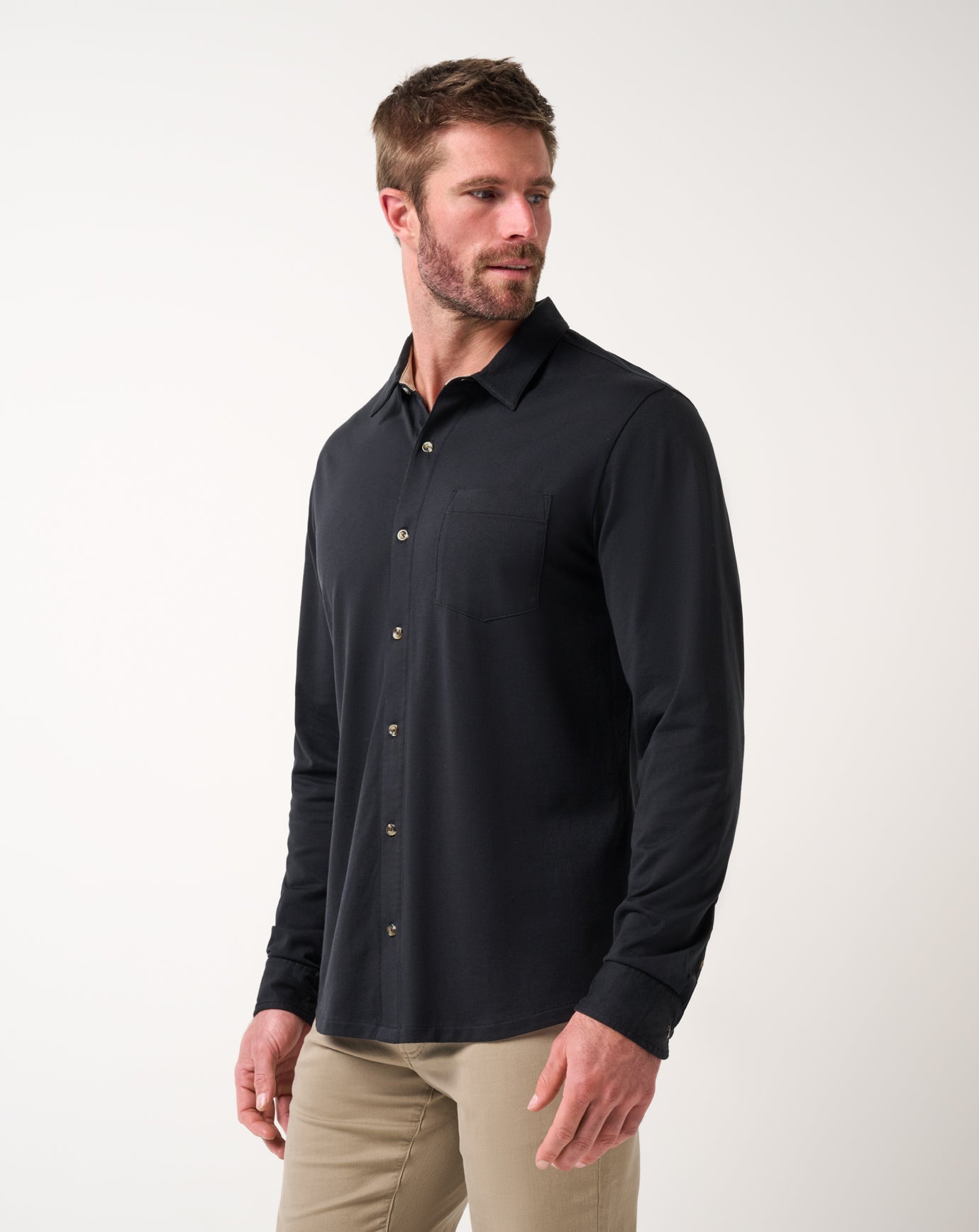 Men Comfortknit TM Social Club Button-Up