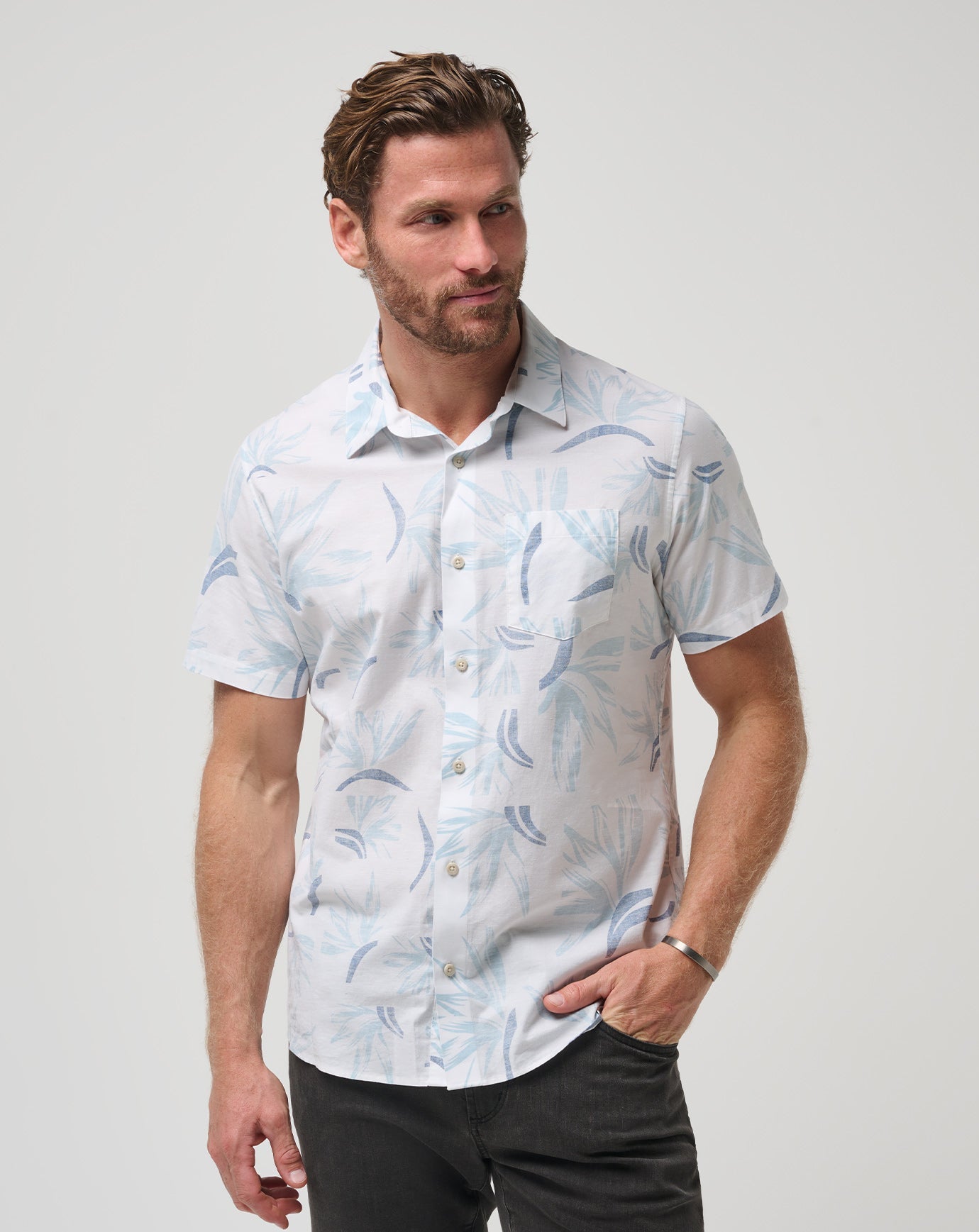 Men The Thick Of It Button-Up
