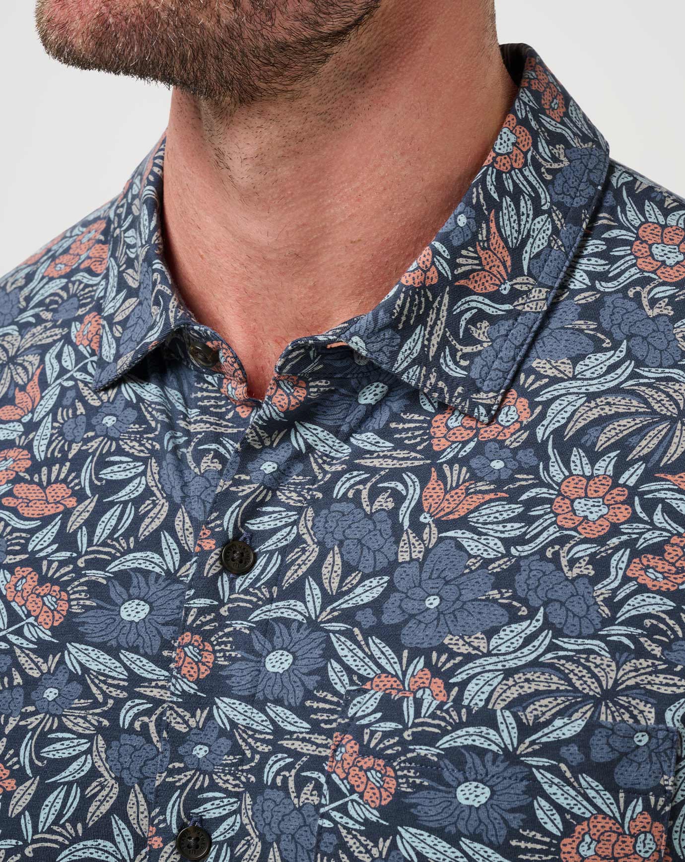 Men Knit Day Cruise Button-Up