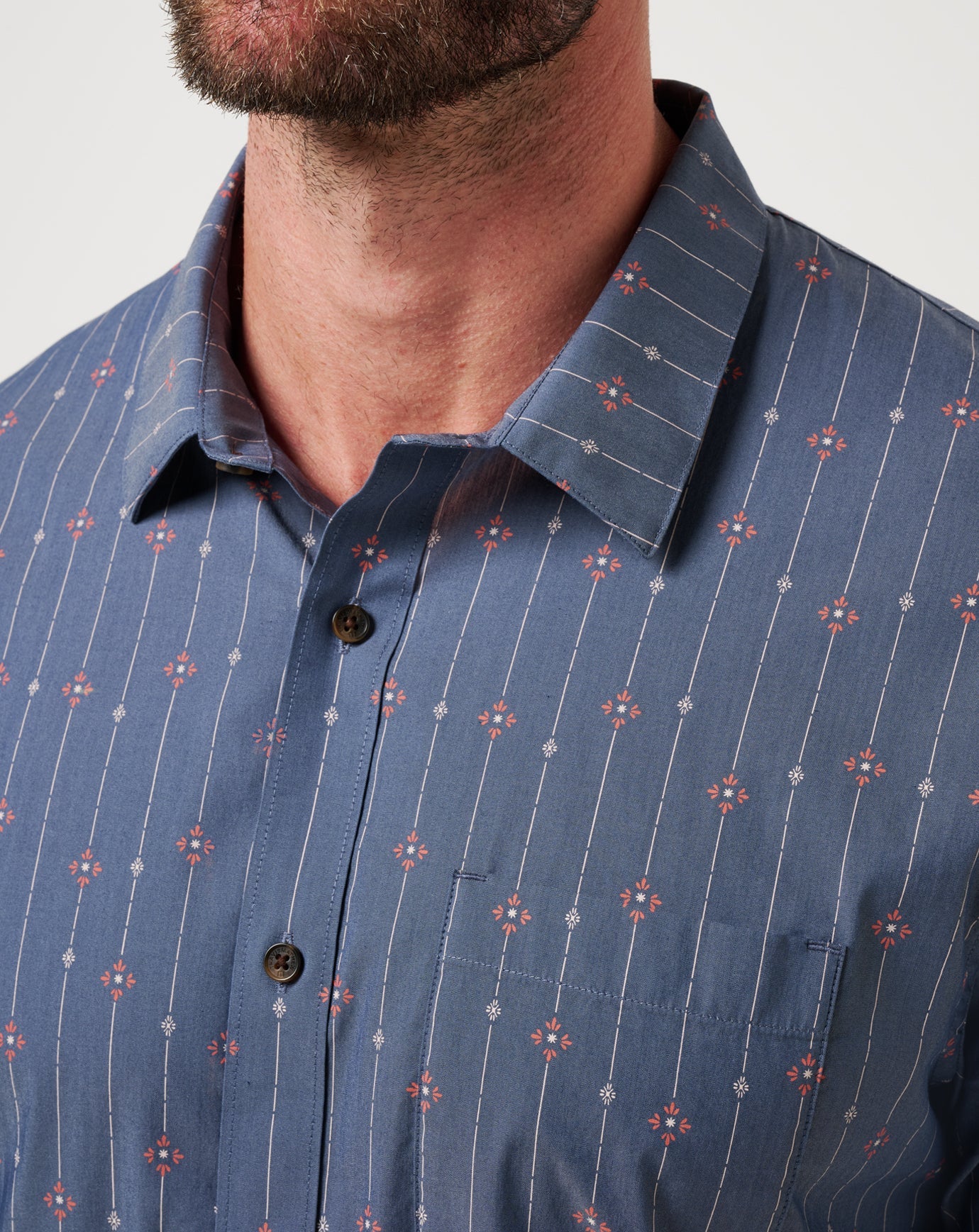 Men Deco Button-Up