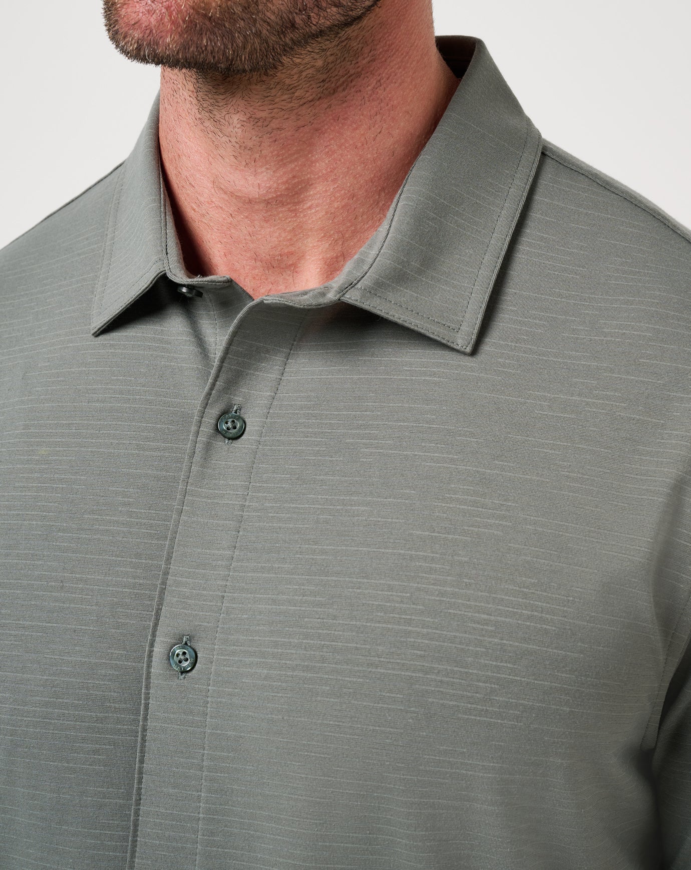 Men The Heater Button-Up
