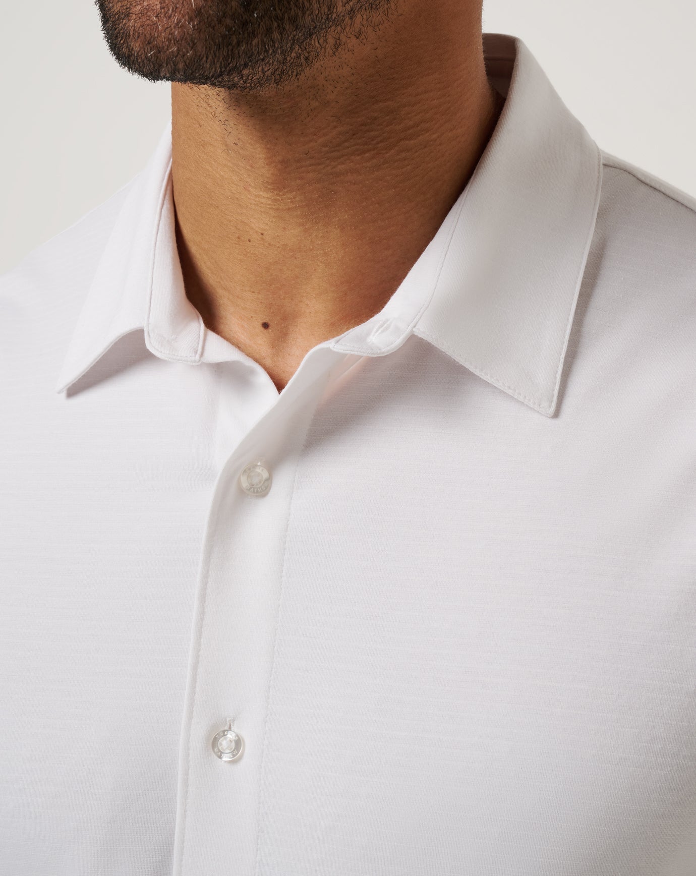 Men The Heater Button-Up
