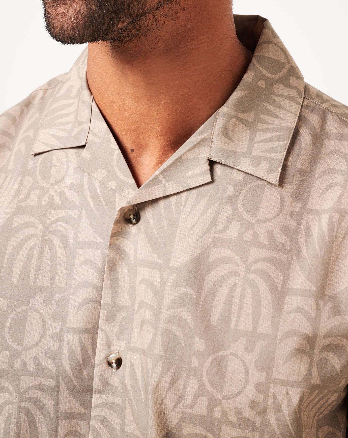 Men Desert Sun Button-Up