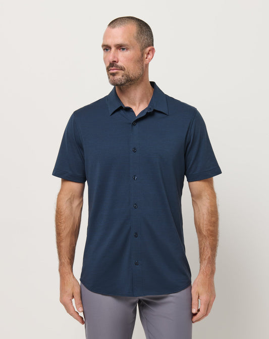 Men The Heater Button-Up