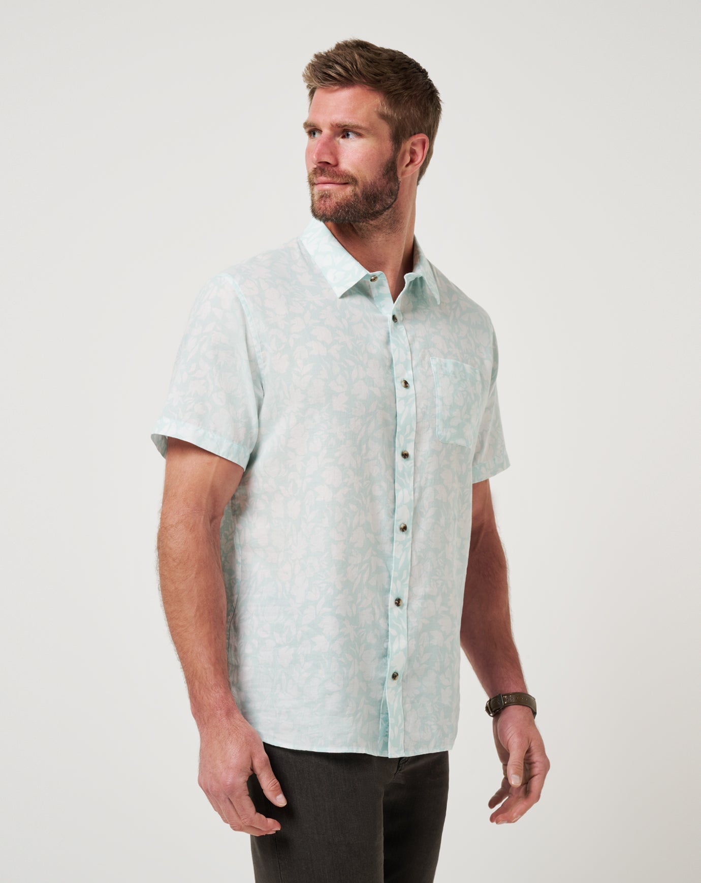Men Double Room Button-Up