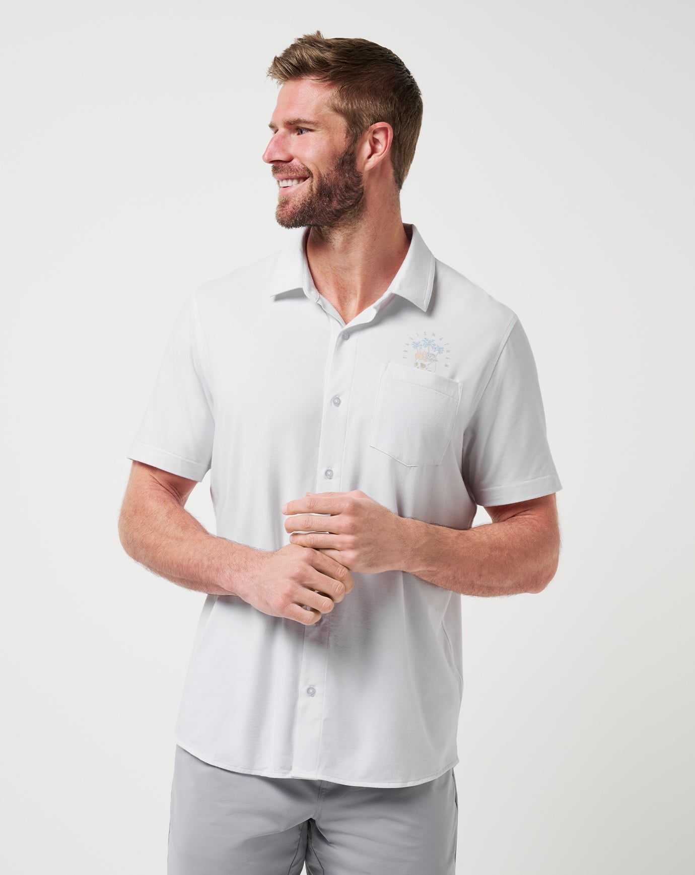 Men Poolside Pitcher Button-Up