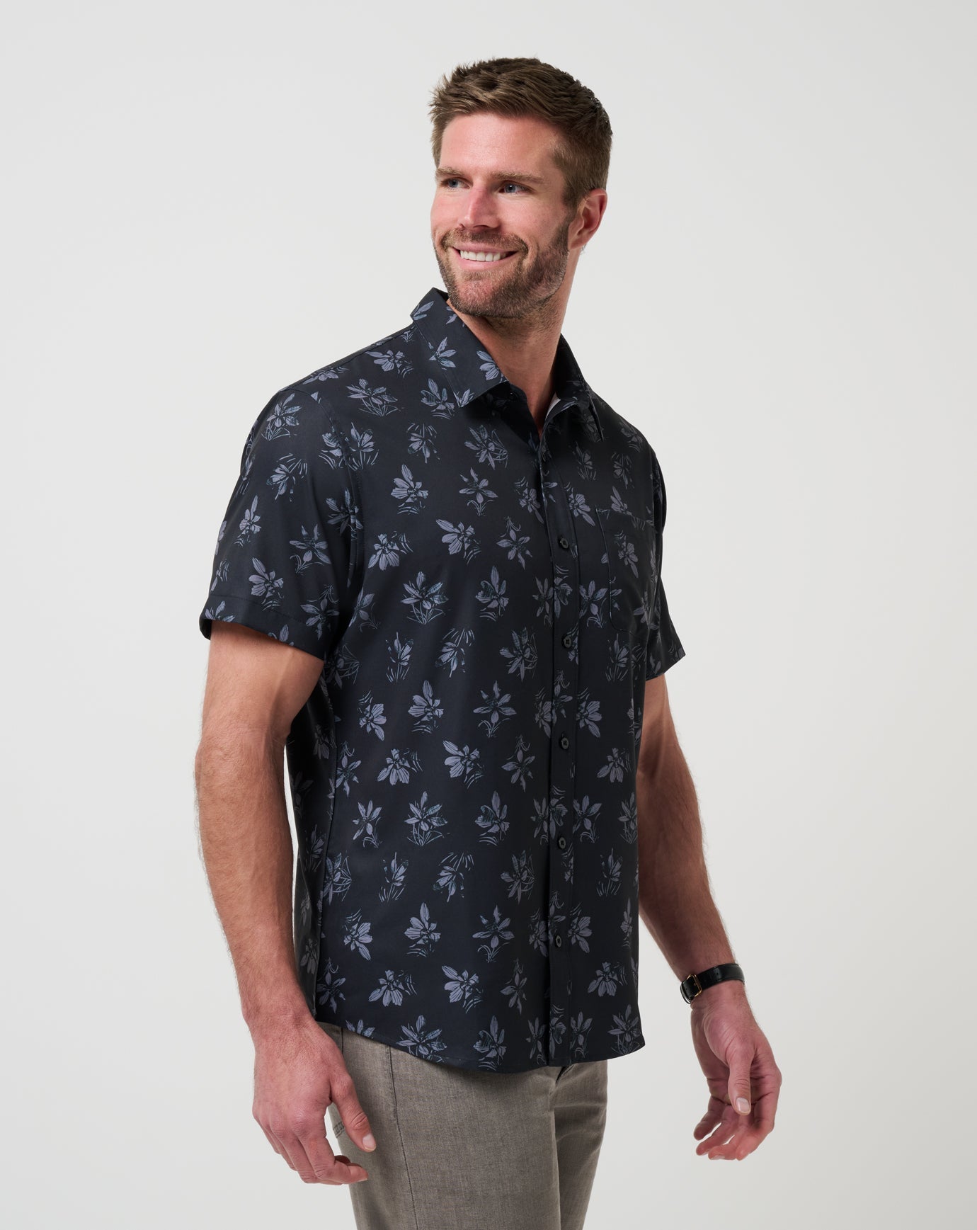 Men Techwoven Seamate Button-Up