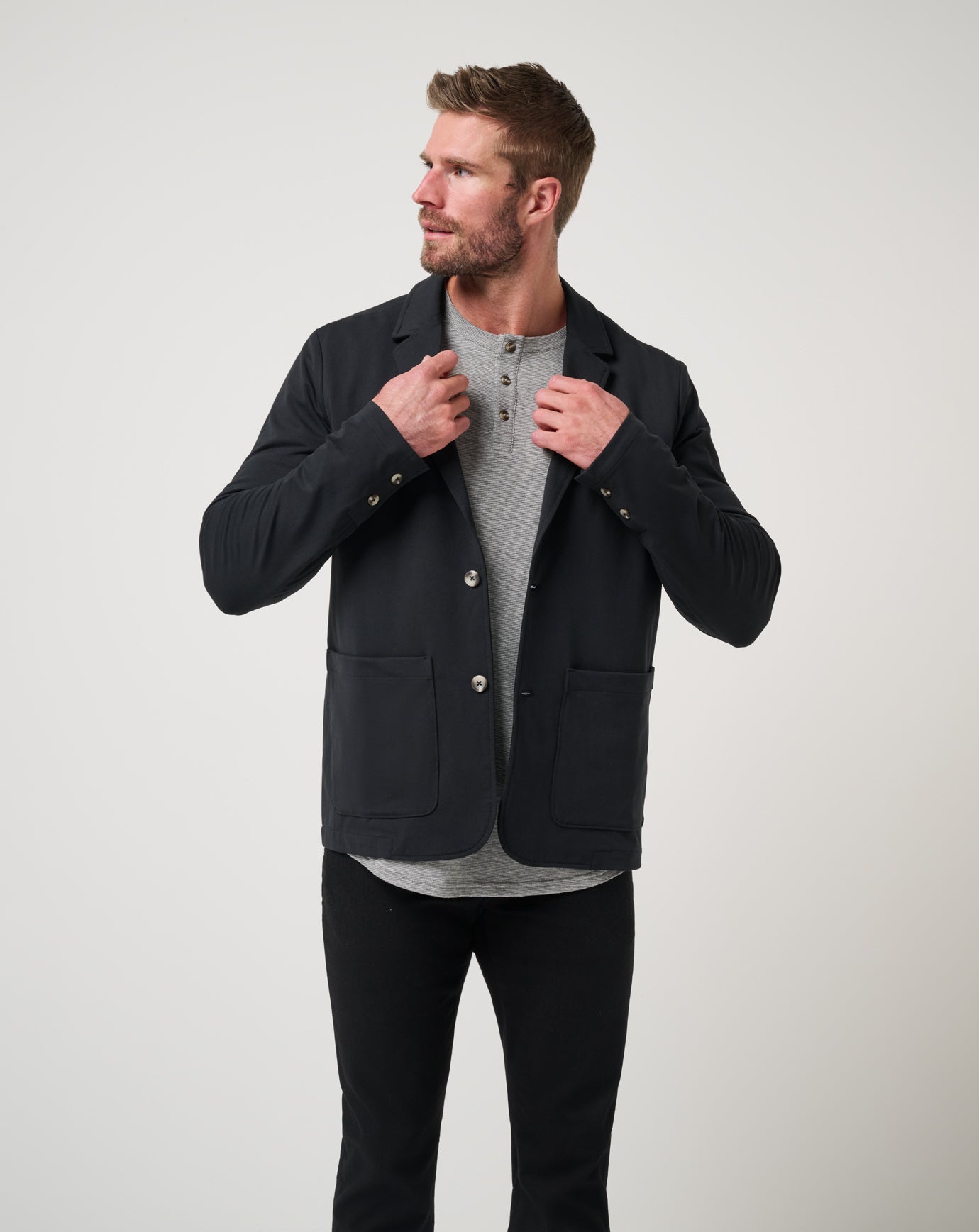 Men Stretchknit Blazer