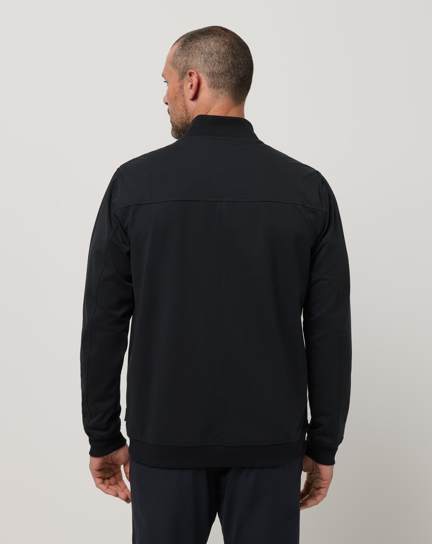 Men Stretchknit Bomber Jacket