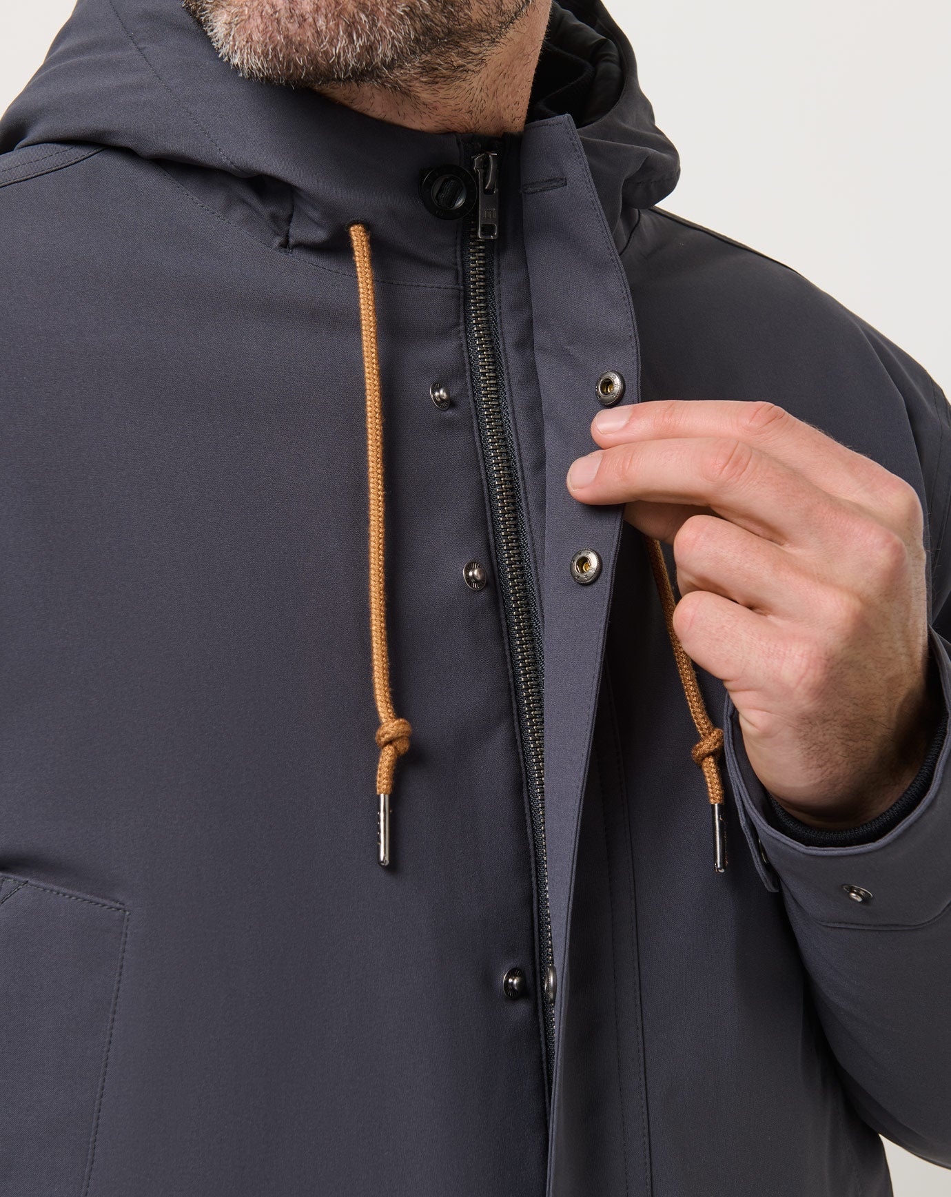 Men Mountain Pass Long Jacket