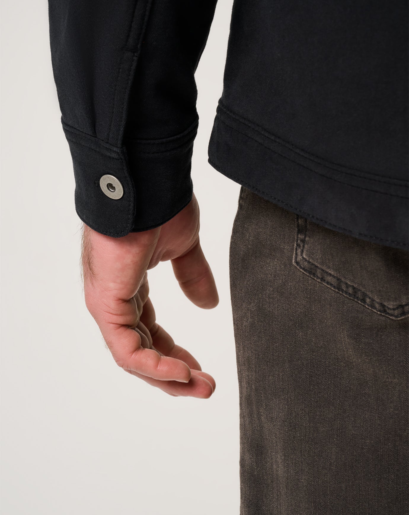 Men Cloud Denim Cord Jacket