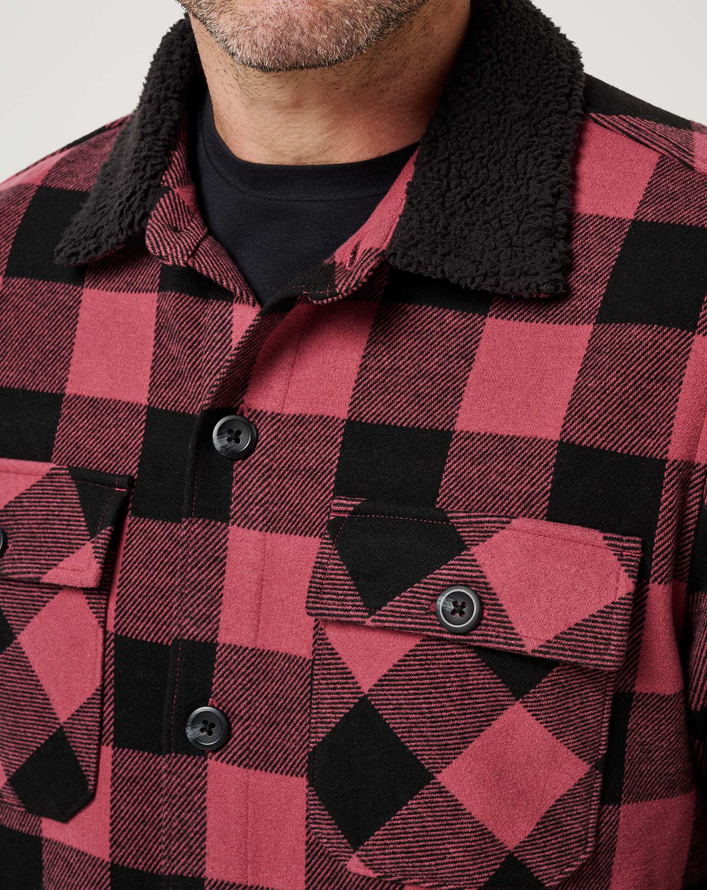 Men Winterize Shirt Jacket
