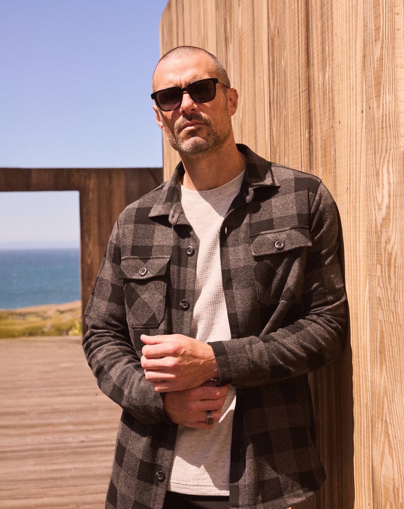 Men Return Flight Shirt Jacket
