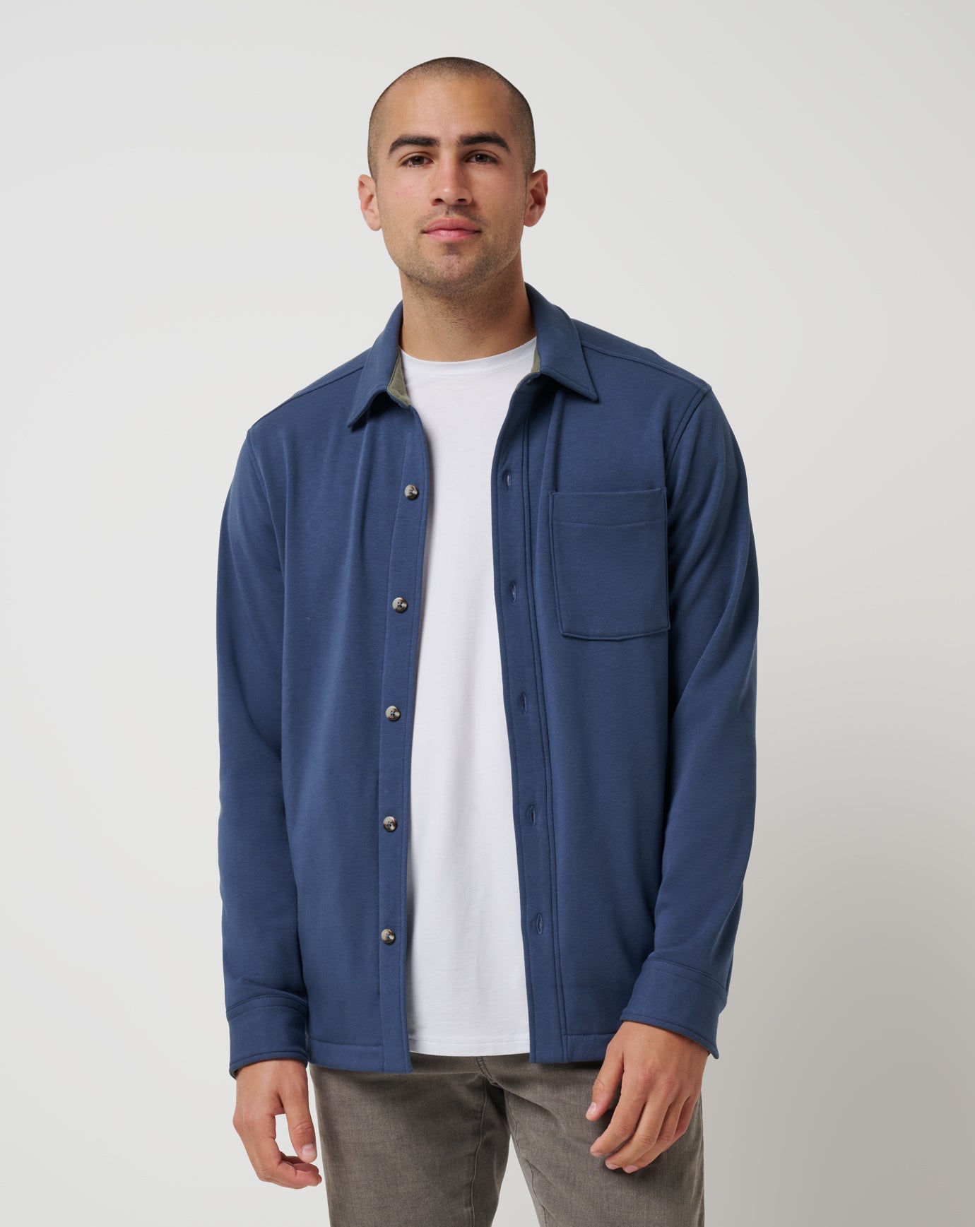 Men Cloud Shirt Jacket