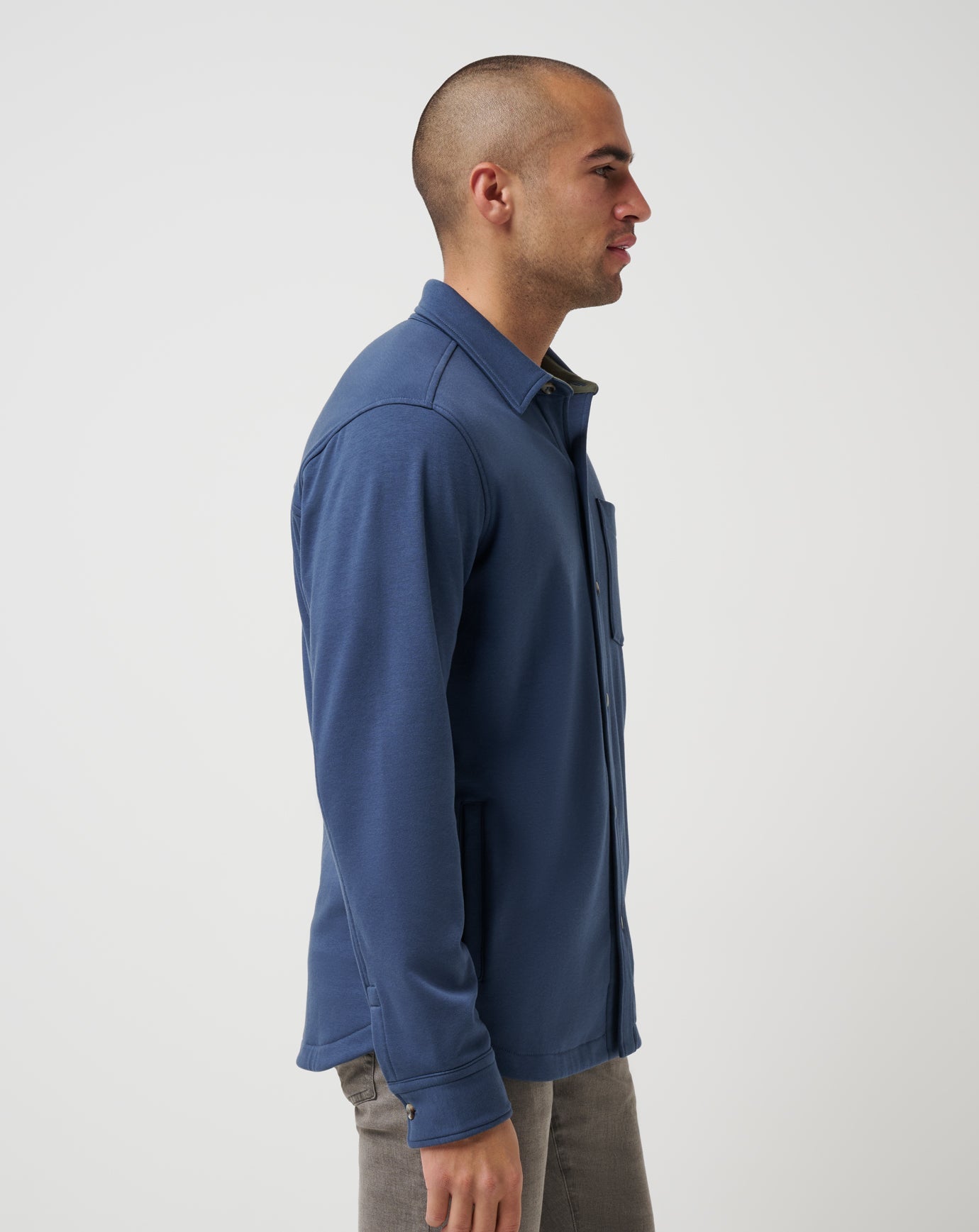 Men Cloud Shirt Jacket