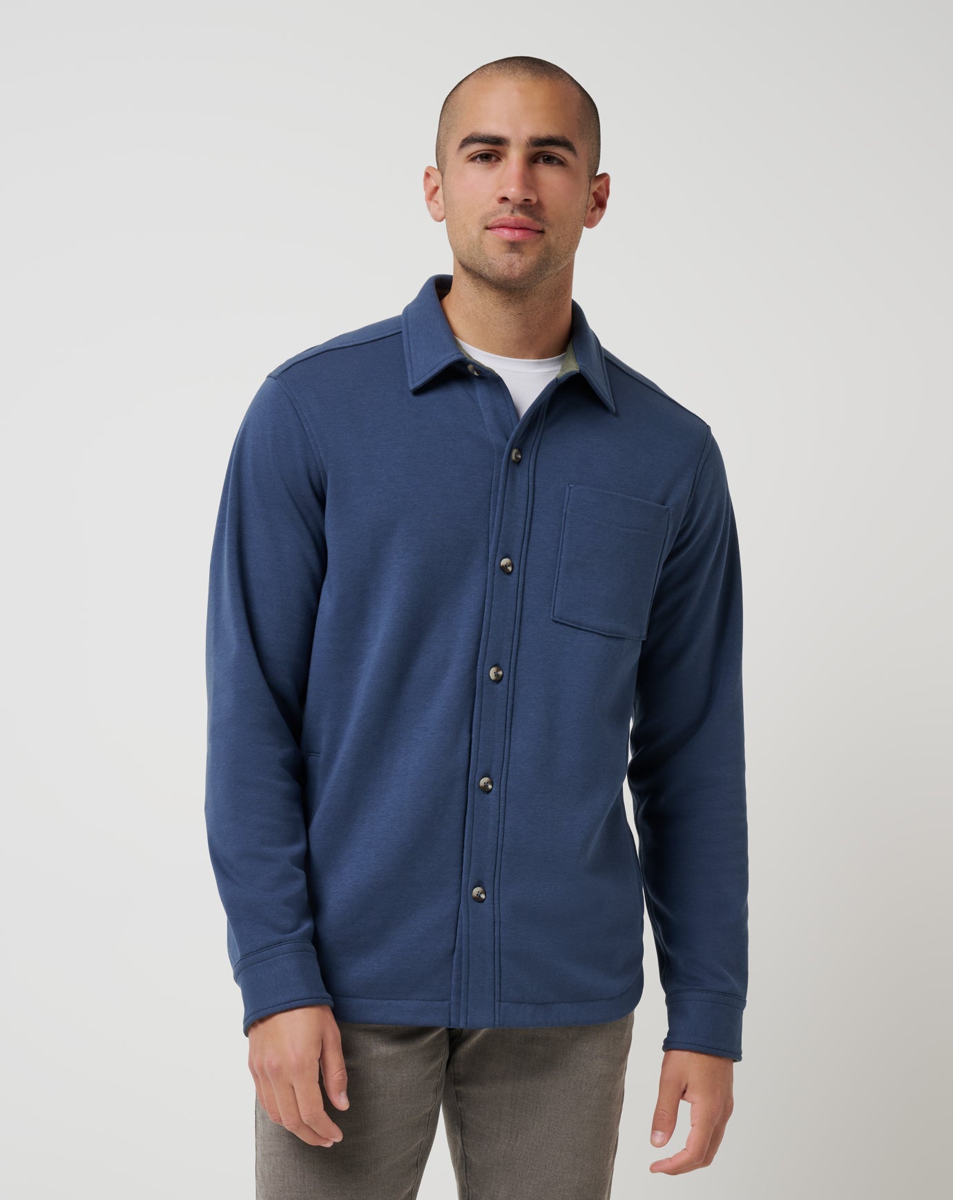Men Cloud Shirt Jacket