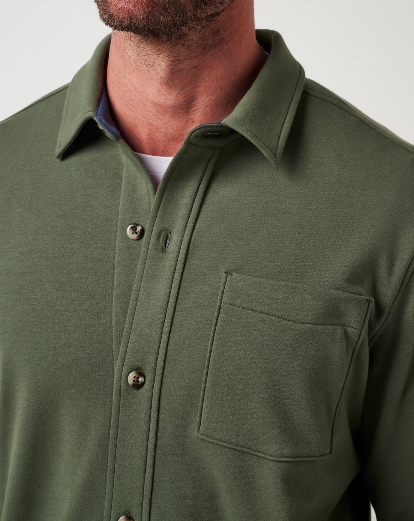 Men Cloud Shirt Jacket