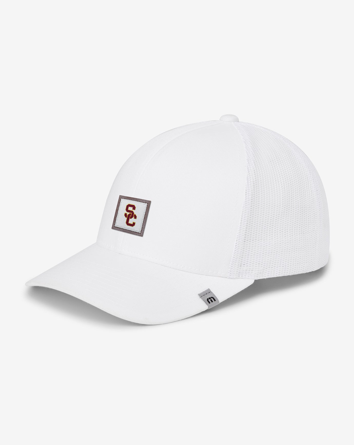 Men|Accessories|Game Day|New USC Leather Patch Snapback Hat