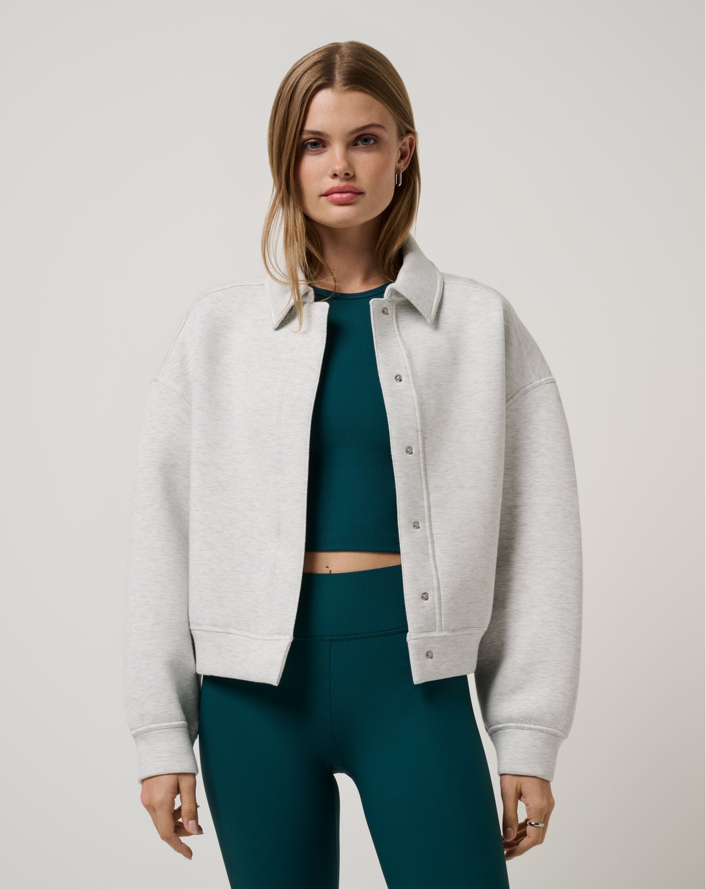 Women Cloudscape Button Down