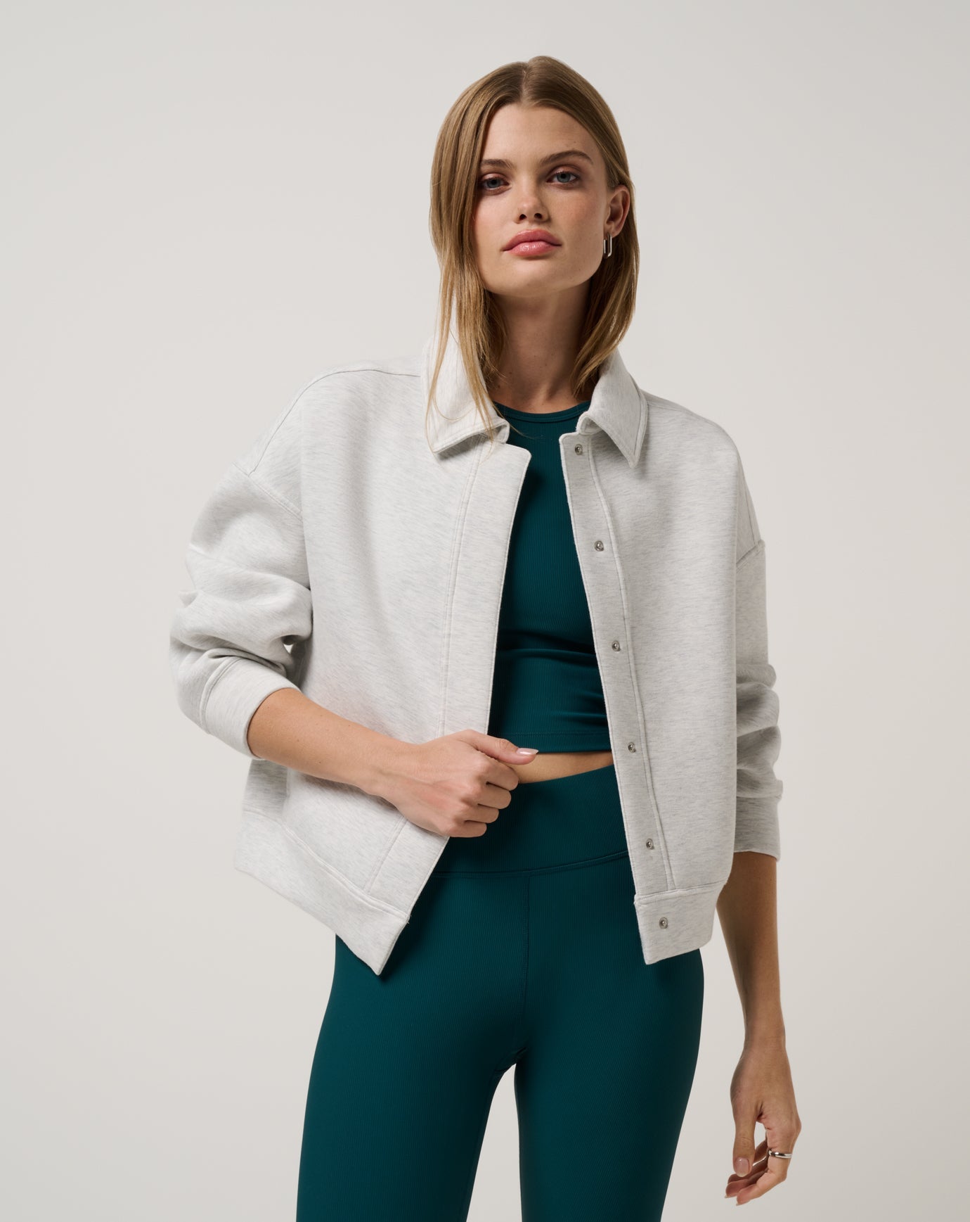 Women Cloudscape Button Down