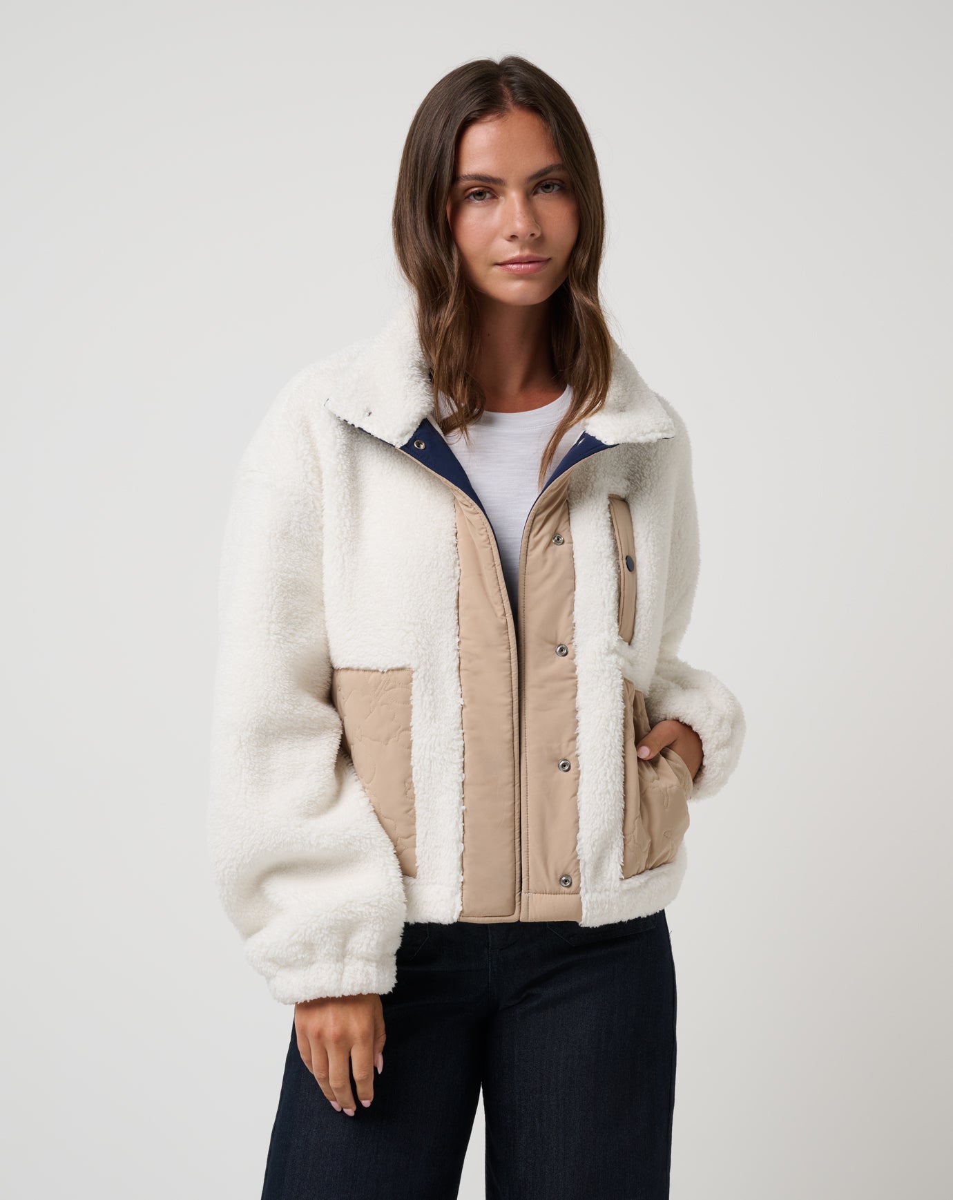 Women Artful Sherpa Jacket