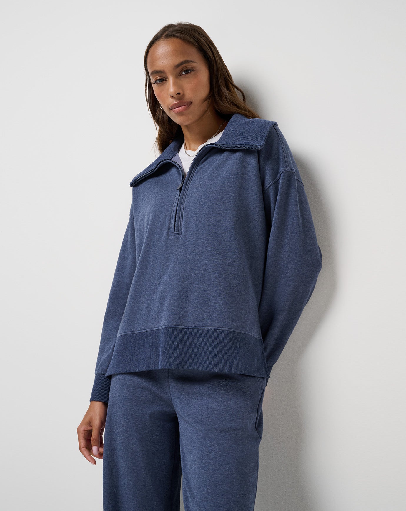 Women Save The Day Cloud Half Zip 2.0