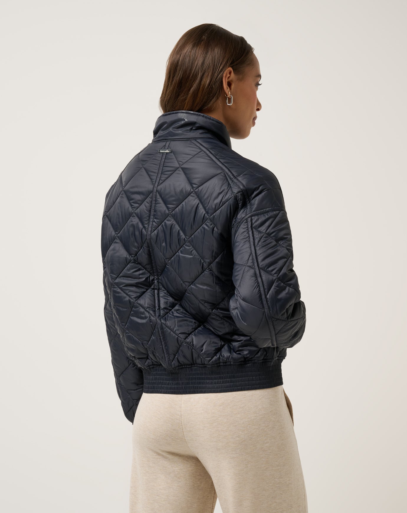 Women Lights At Night Quilted Jacket