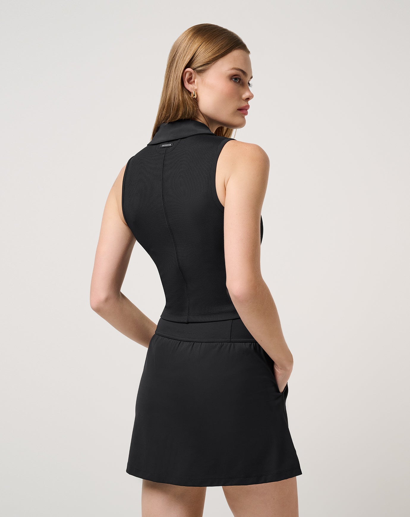 Women|Golf Moveknit Rib Zip Polo