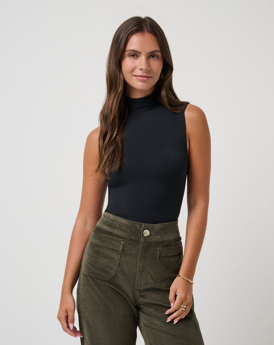 Women Captivate Mock Neck Top