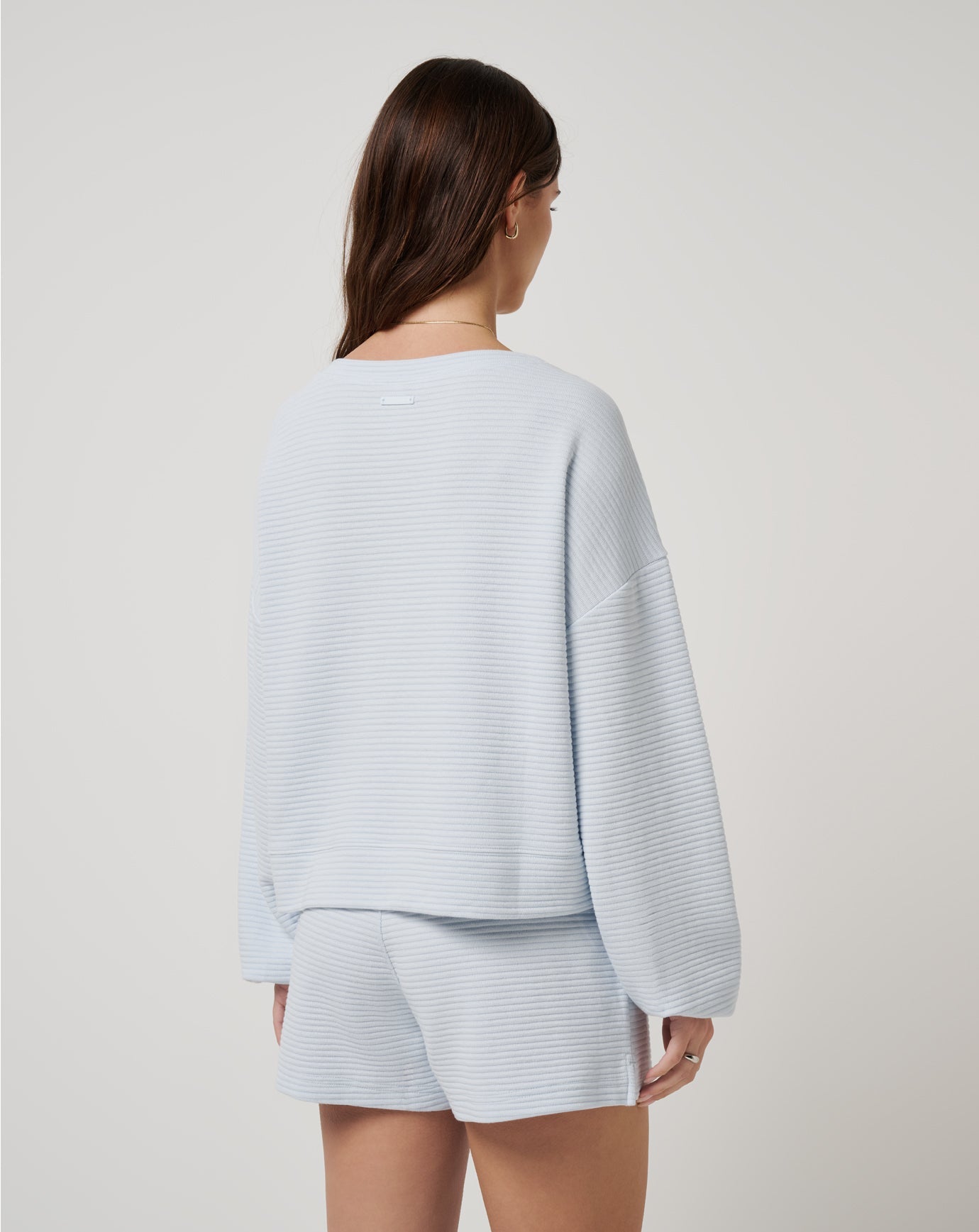 Women Coastal Rib Yacht Me Pullover