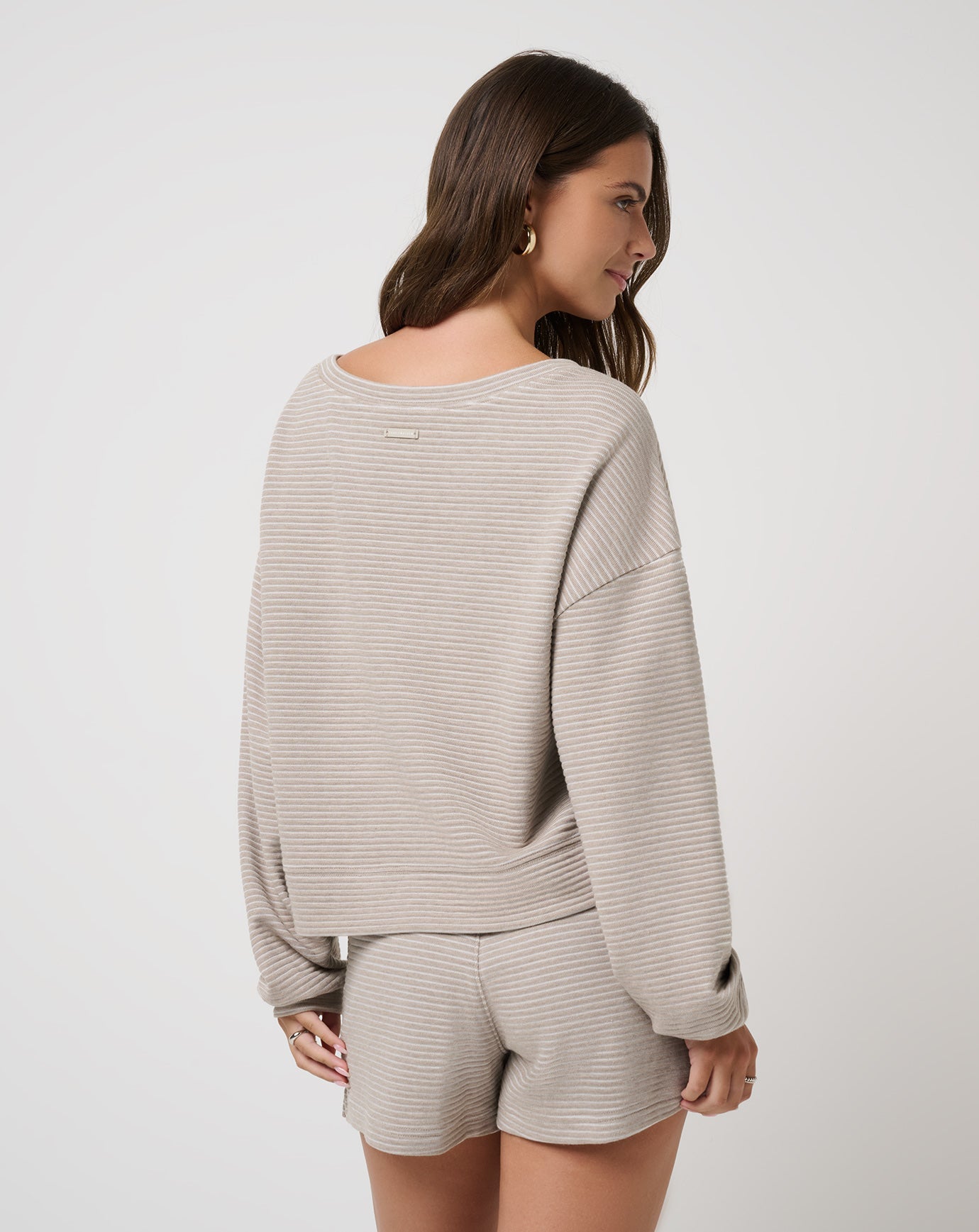 Women Coastal Rib Yacht Me Pullover