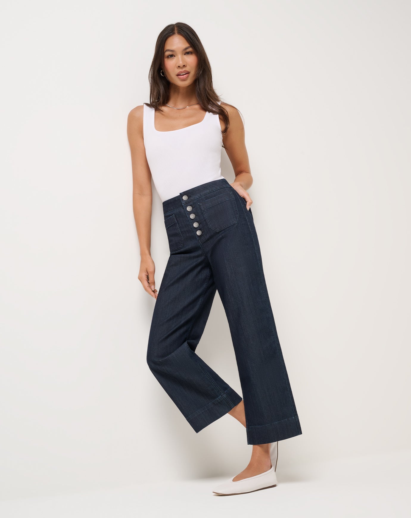 Women Everyday Denim Ankle Pant