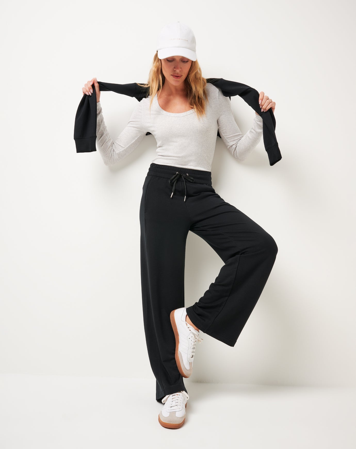 Women Cloud Terry Wide Leg Pant