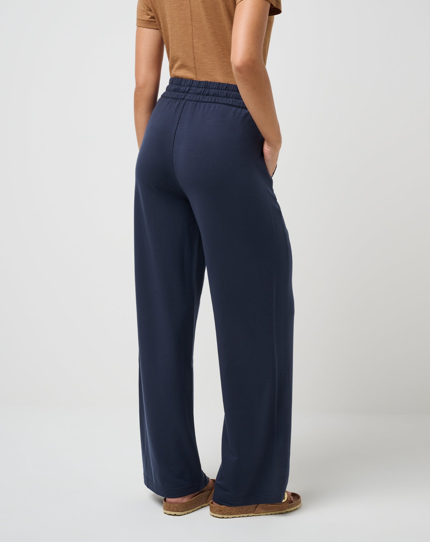 Women Cloud Terry Wide Leg Pant