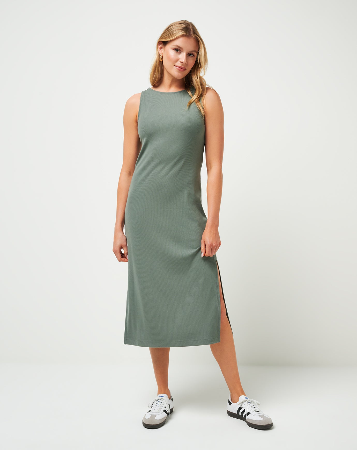 Women Cloud Rib Hadley Wood Dress